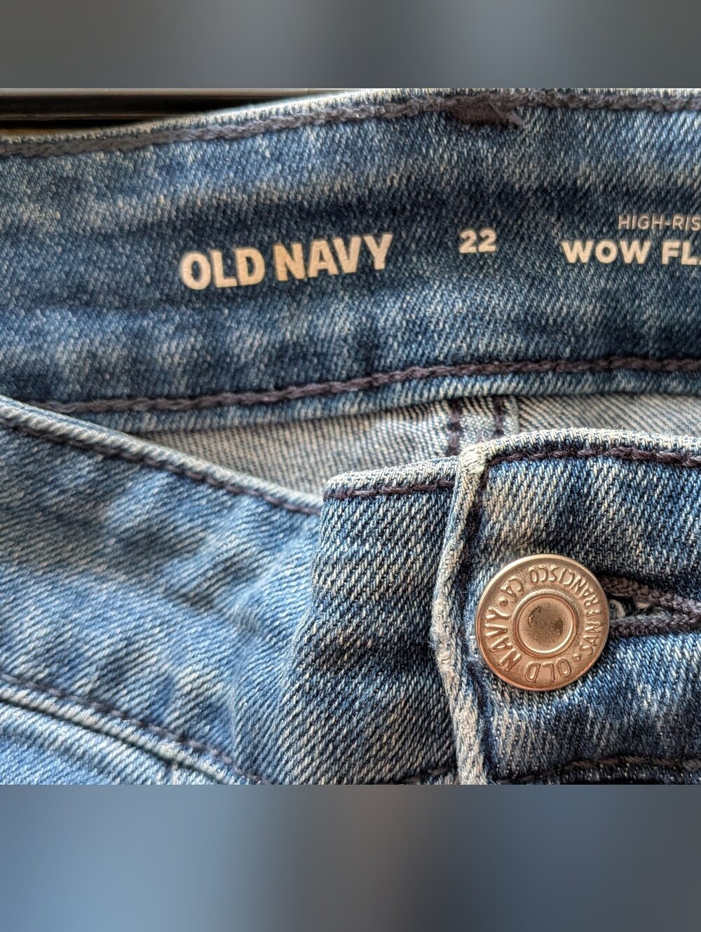 Old Navy Jeans High Rise Wow Flare Size 22